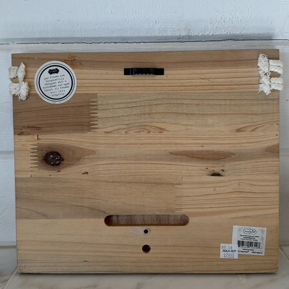 Mud Pie Tying The Knot Gray Distessed Painted Wood Wedding Picture Frame - Picture 5 of 9